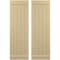 Ekena Millwork Americraft 5-Board Exterior Wood Joined Board-n-Batten Shutters w/ End Batten, ARW103BB518X77NTH, PR ARW103BB518X77NTH - alternate 1